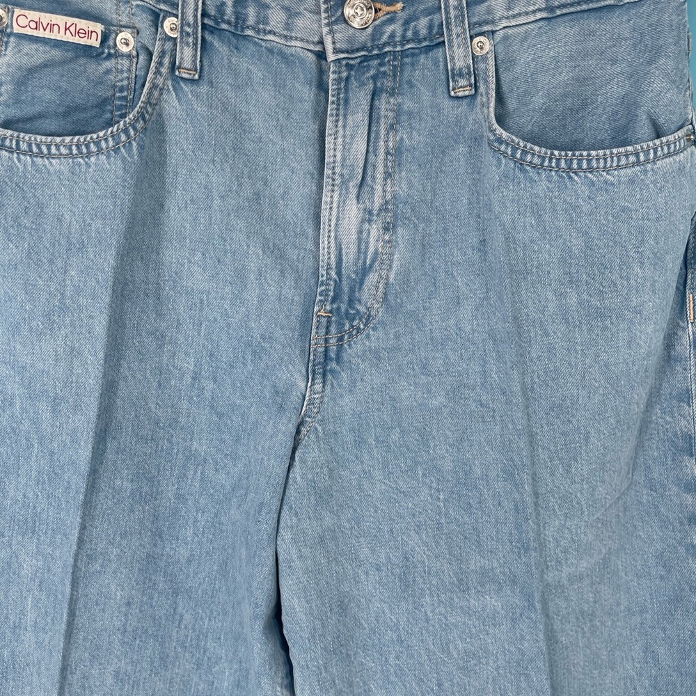 Women’s  Light Blue Jeans wide leg sz 28Reg - Picture 3 of 8